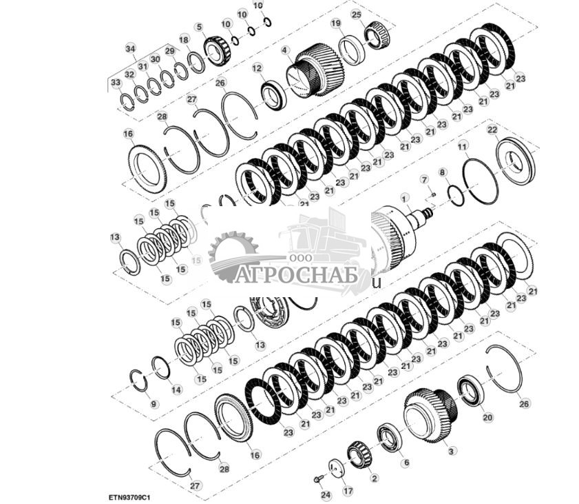 Вал, 2-я ступень, узел муфты - ST770625 435.jpg